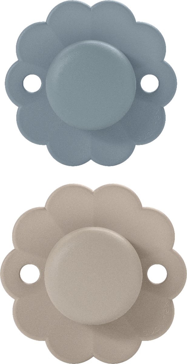 Suavinex Fopspeen SX Pro Wonderland Silicone Symmetrisch Gray Clouds-Spring Lake 6-18 maand - 2 stuks