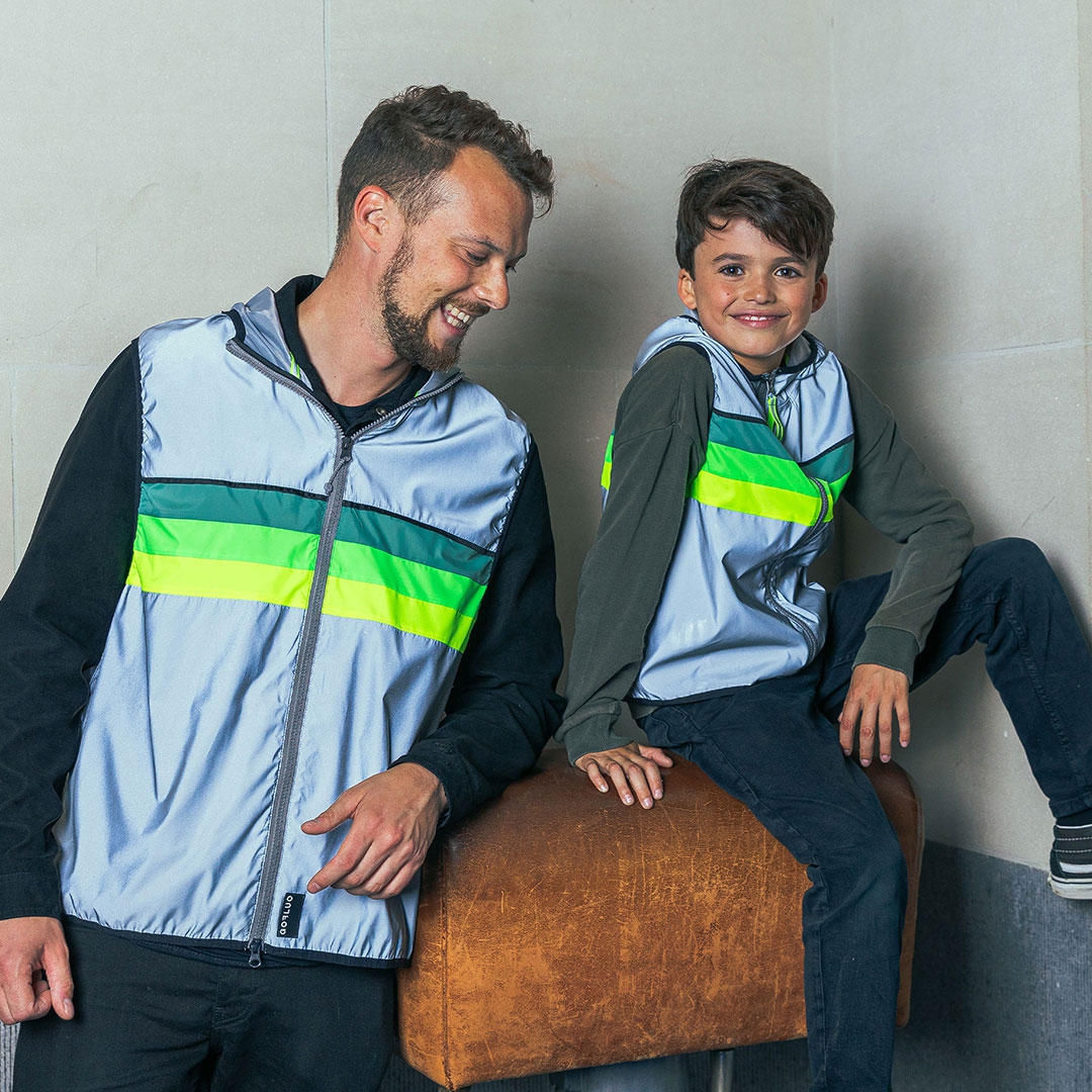 GoFluo Fluohesje North Grey Reflective 7-9 jaar