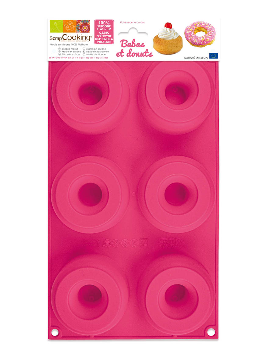 ScrapCooking Bakvorm Babas & Donuts 29.5x17.5 cm