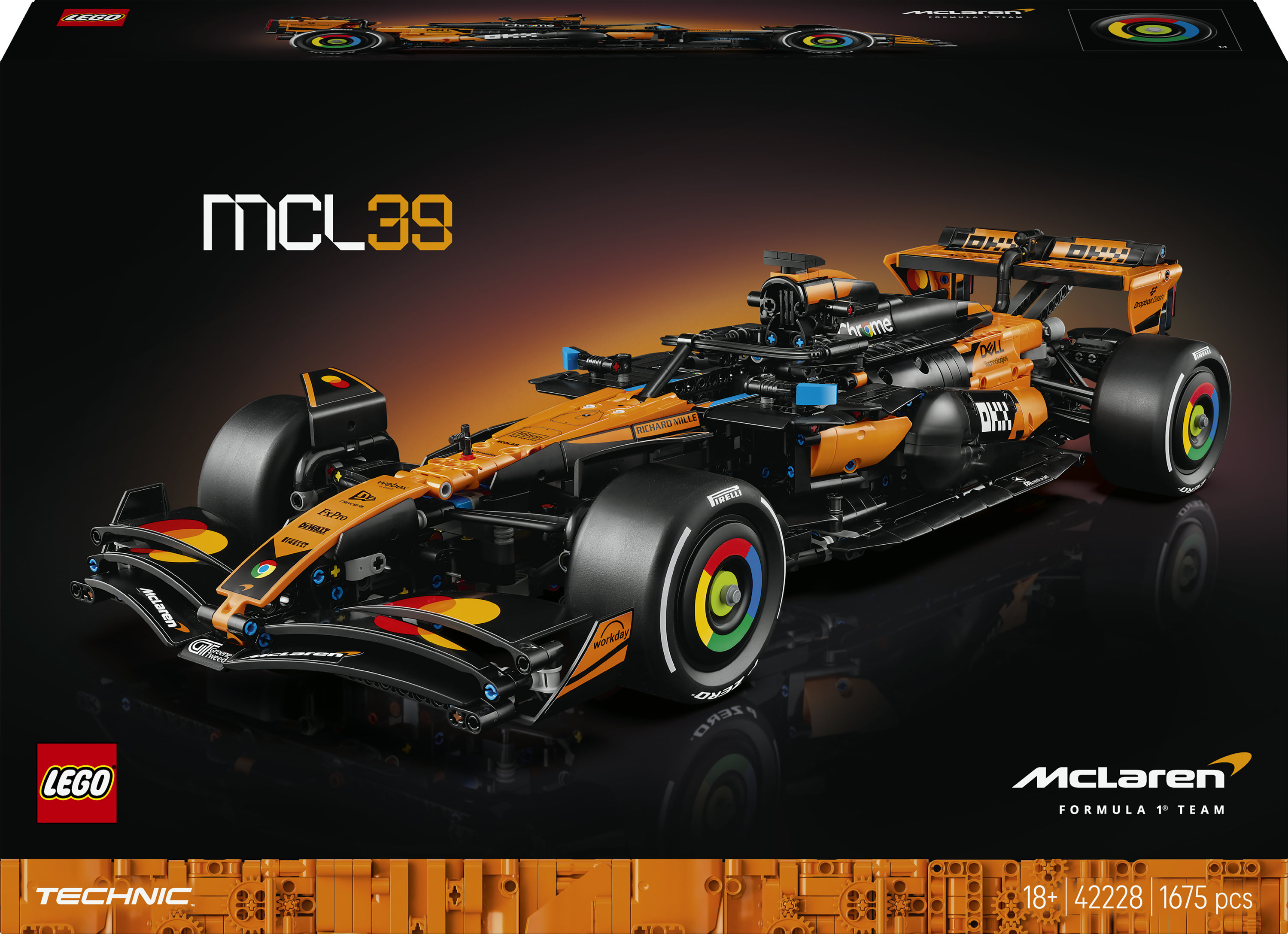 Lego Technic 42228 McLaren MCL39 F1 auto