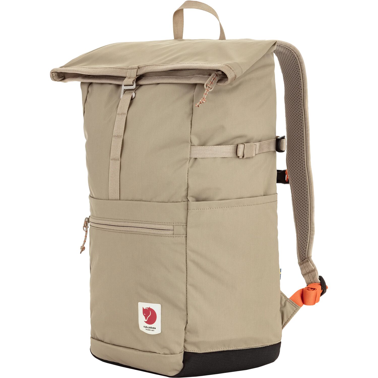 Fjallraven Rugzak High Coast Foldsack 24l Fossil 26x20x45 cm - 100% Polyamide 210D Recycled