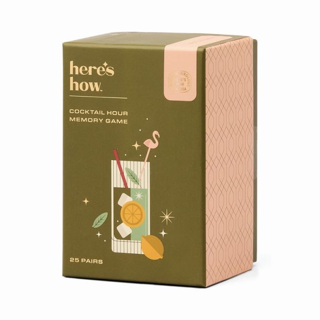 Designworks Ink Spel Cocktail Memory Game