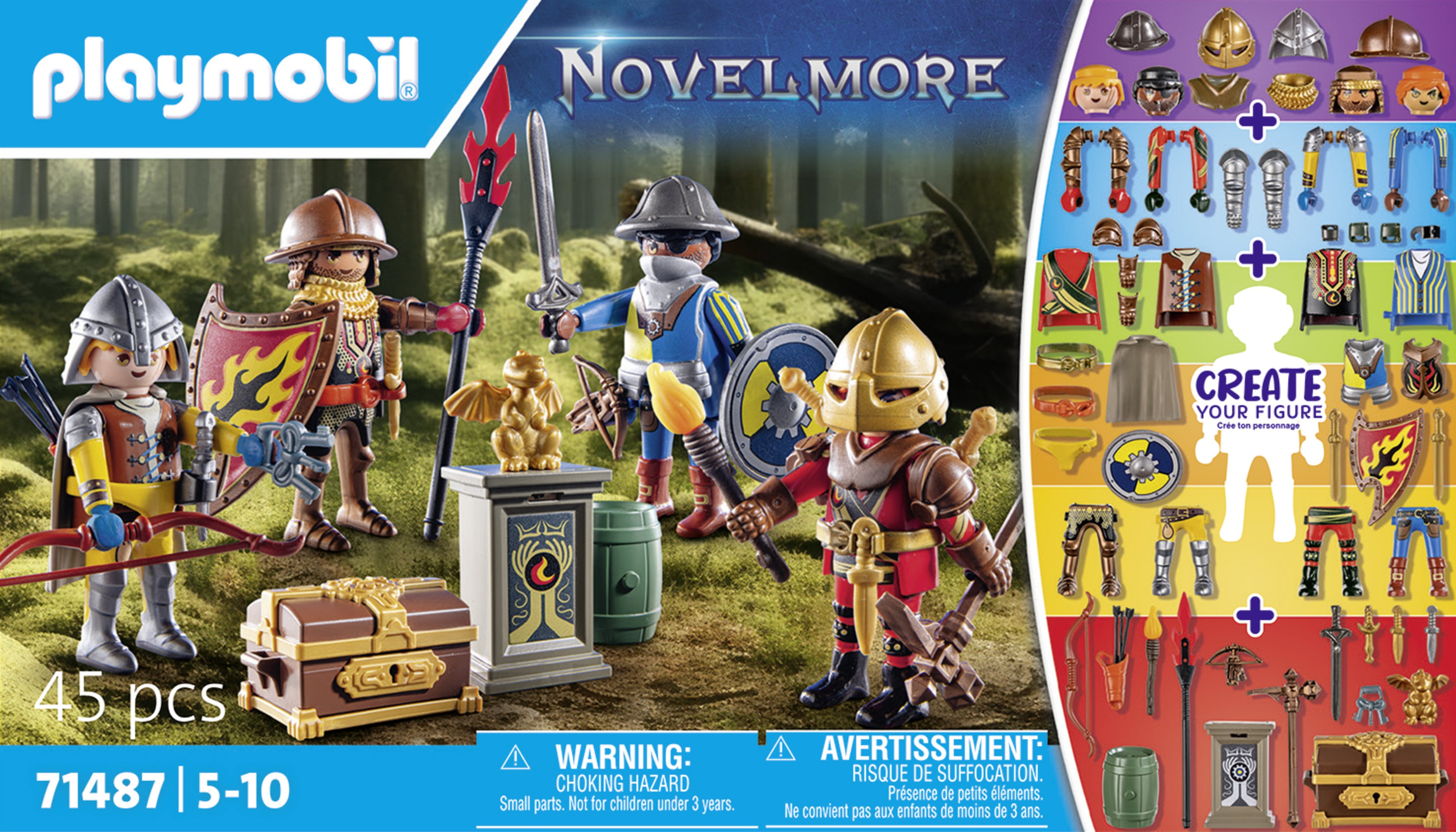 Playmobil Novelmore 71487 My Figures Ridders van Novelmore