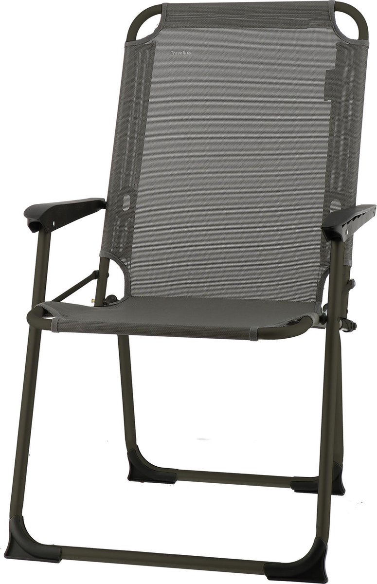 Travellife San Marino Plooistoel Compact Grijs
