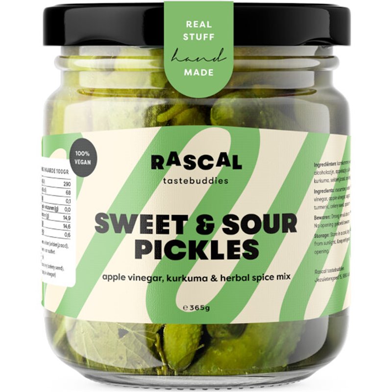 Rascal Zoetzure Augurken in Repen 360g