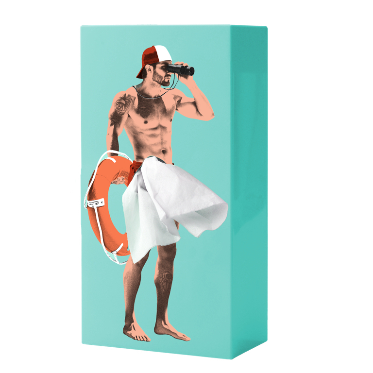 Spextrum Tissue Box Tissue Up Boy Blue 27x13.4x8.5 cm
