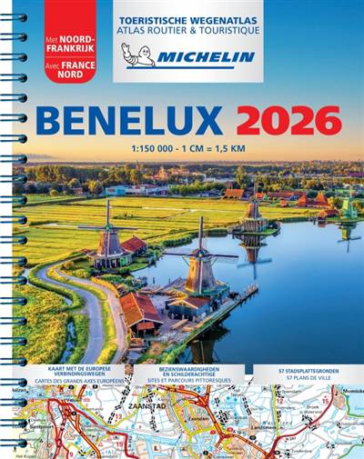 Michelin Wegenatlas Benelux 2026