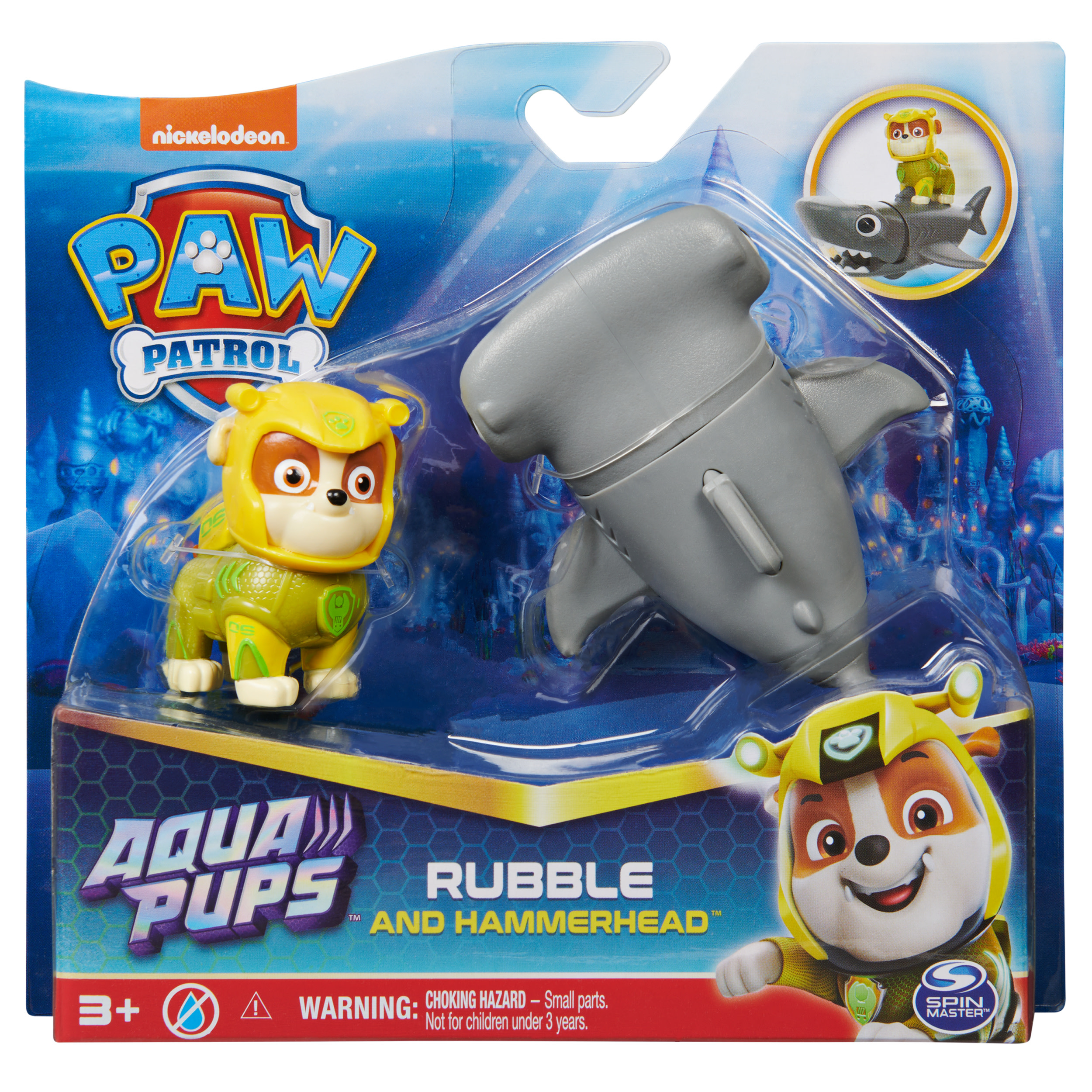 PAW Patrol Aqua Pups, Hero Pups Rubble