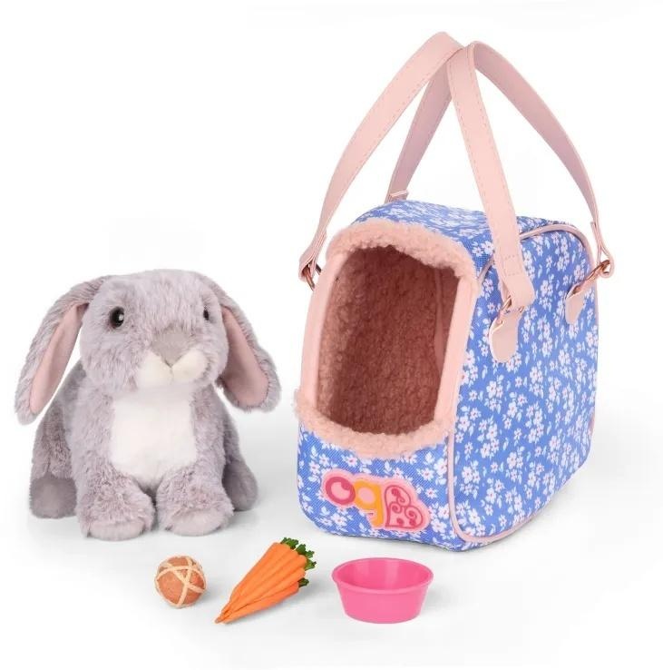 Our Generation konijn in draagtas met accessoires