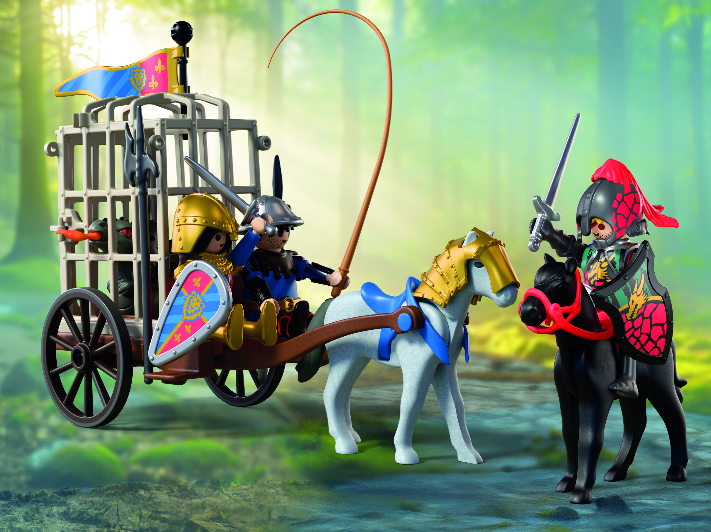 Playmobil Knights 72211 Draak ontvoering