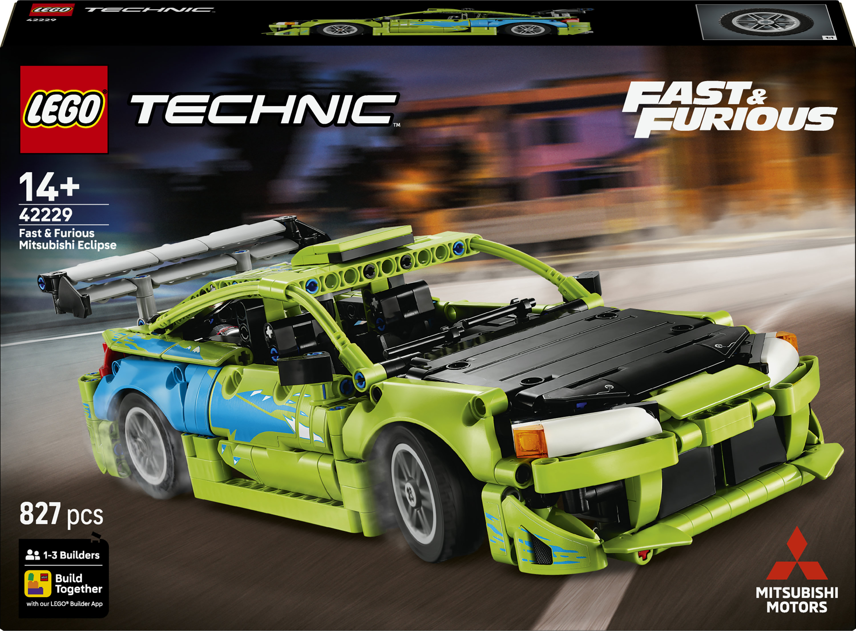 Lego Technic 42229 Fast and Furious Mitsubischi Eclipse Auto
