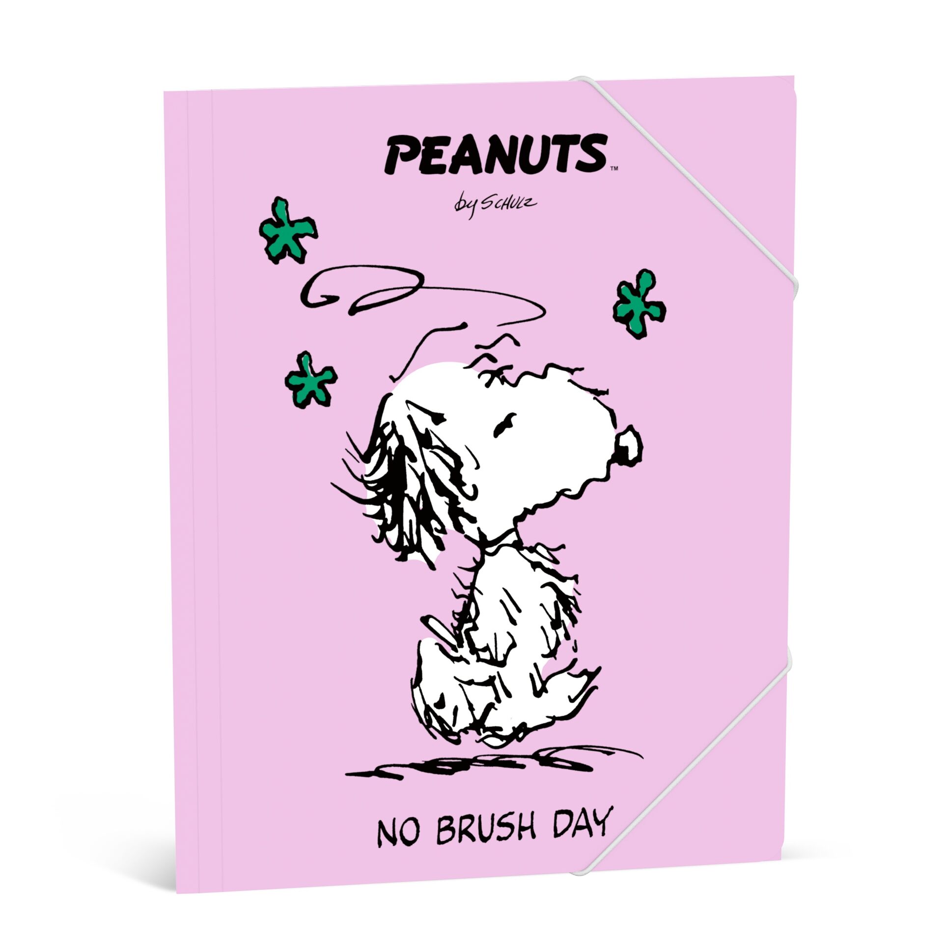 Peanuts Elastomap A4 Pink No Brush Snoopy