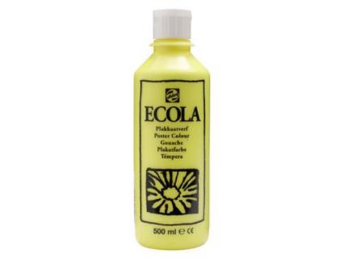 Talens ECOLA Plakkaatverf Fles 500 ml Citroen Geel - 205