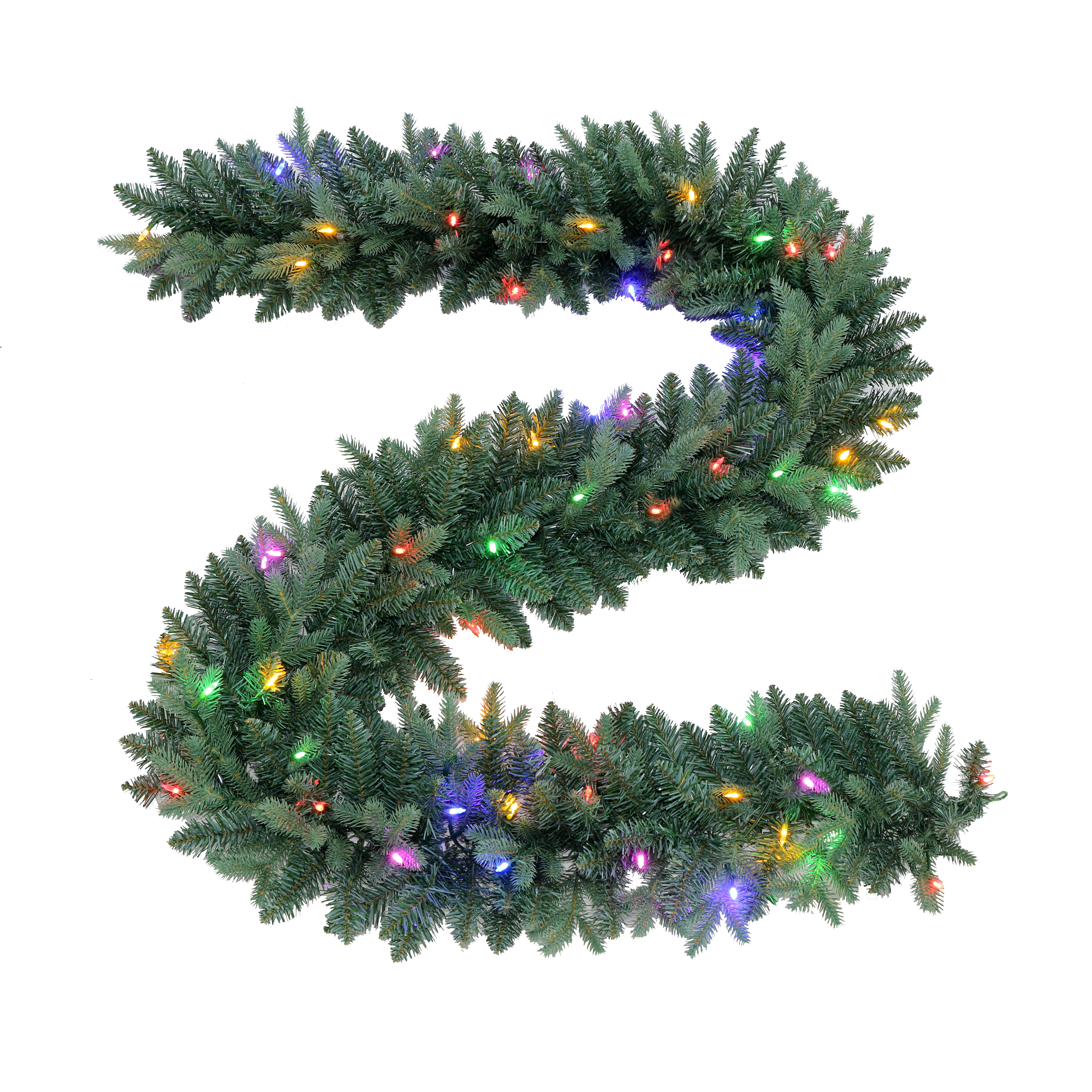 Kerstguirlande Everton LED 274cm - diam. 30cm - 480 Tips - 50 leds - PE/PVC Feel Real
