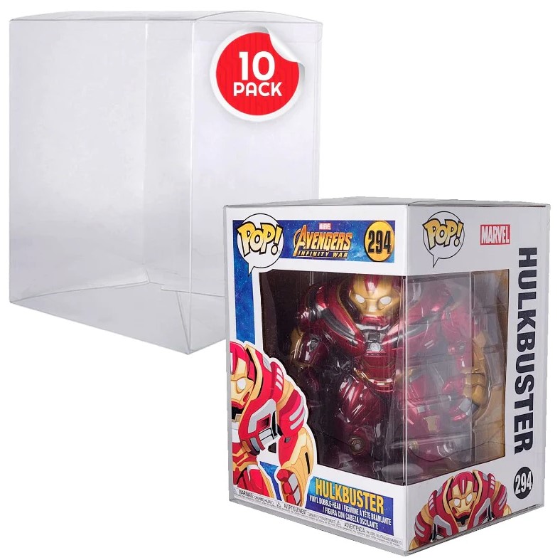 Evoretro Premium Funko Pop! Plastic Protector for 6 inch - 10pack
