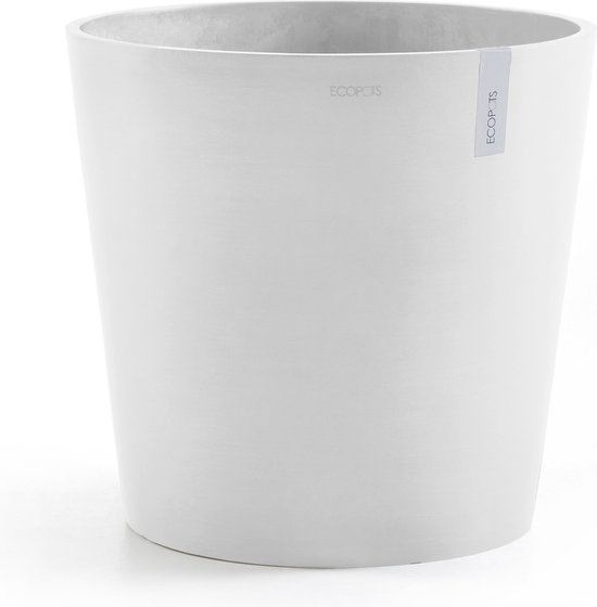 Ecopots Bloempot Amsterdam 50 cm Puur Wit