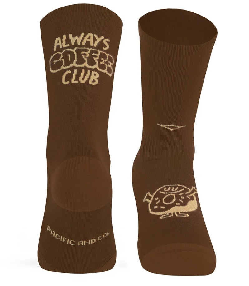 Pacific and Co Sportsokken Unisex Coffee Brown - L/XL - 42-45