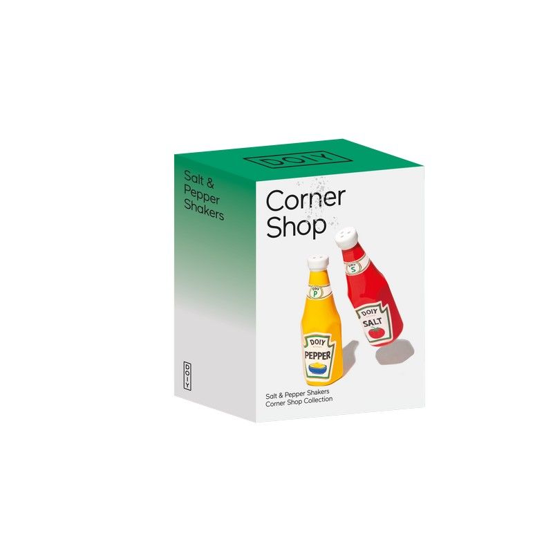 Doiy Peper-& Zoutvat Corner Shop Ketchup Mustard - 2-delig