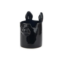 Balvi Pennenhouder Nosy Buddy Dog Black - met Brillenhouder - 12.5x8.5x10 cm - Keramiek Balvi Pennenhouder Nosy Buddy Dog Black - met Brillenhouder - 12.5x8.5x10 cm - Keramiek