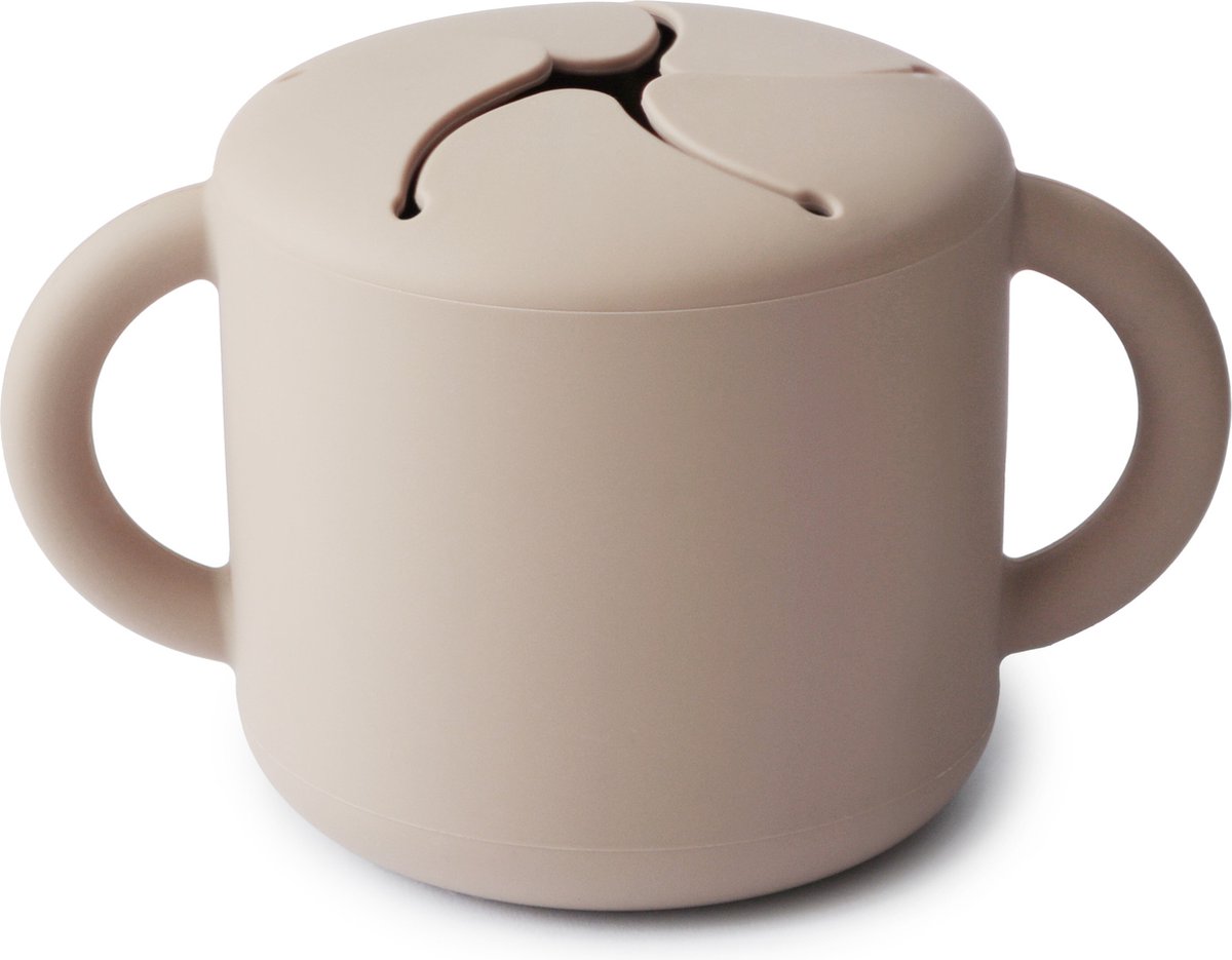 Mushie Snack Cup Cloudy Mauve
