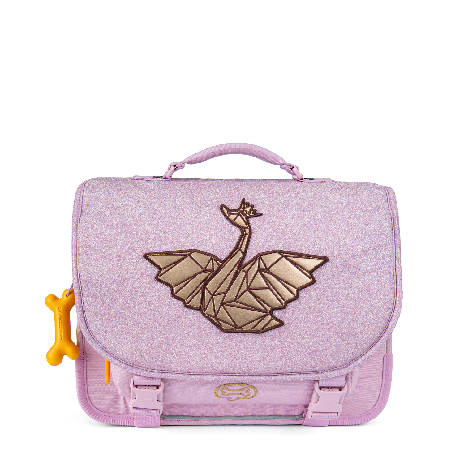 STONES and BONES Boekentas Lily PL 15l Geo Swan Mauve 38x14x28 cm