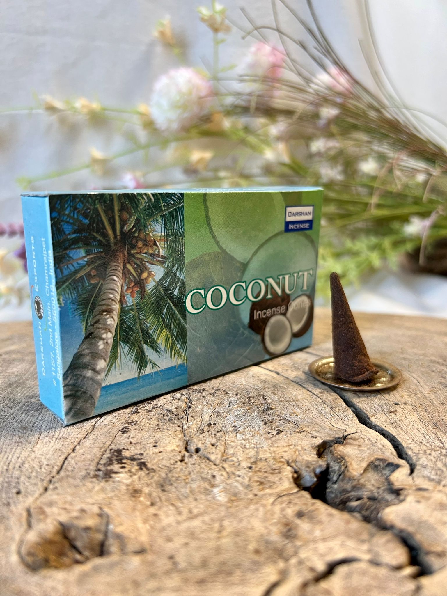 Darshan Wierookkegel Coconut