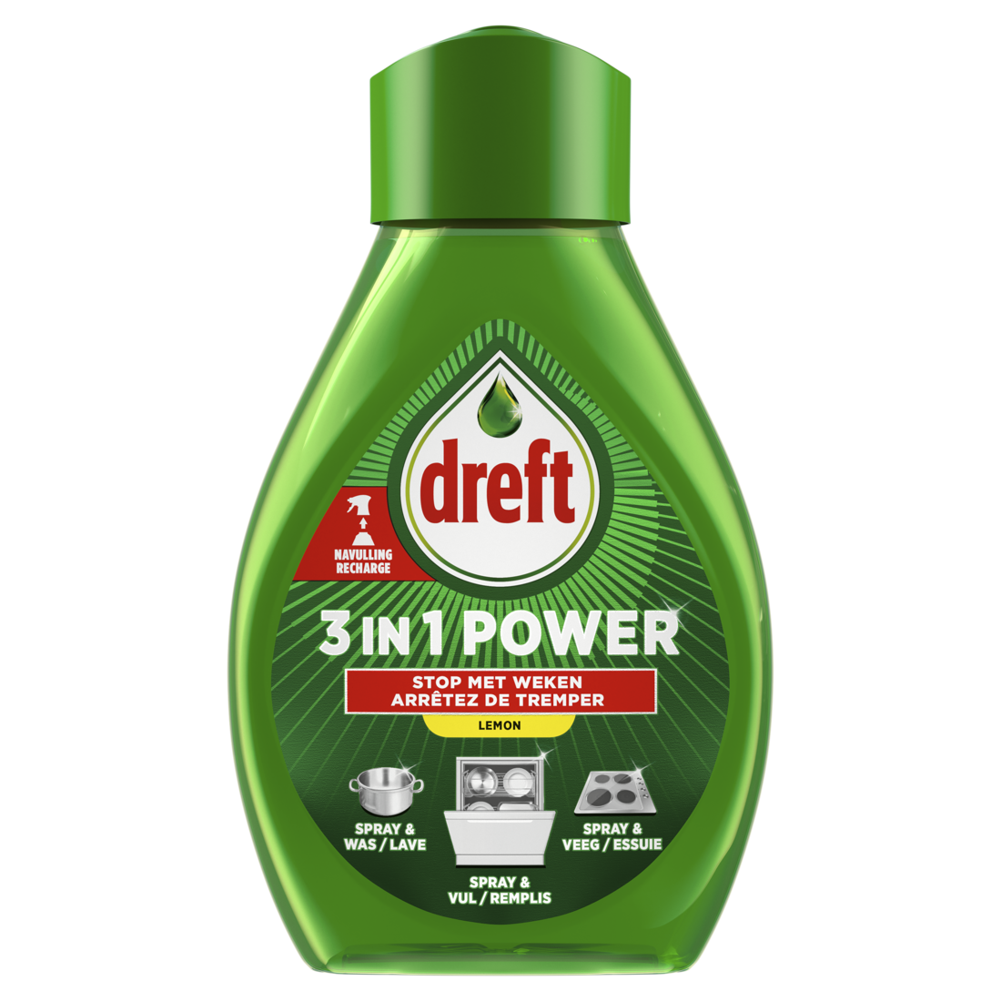Dreft Afwasmiddel 3in1 Navulling 500 ml
