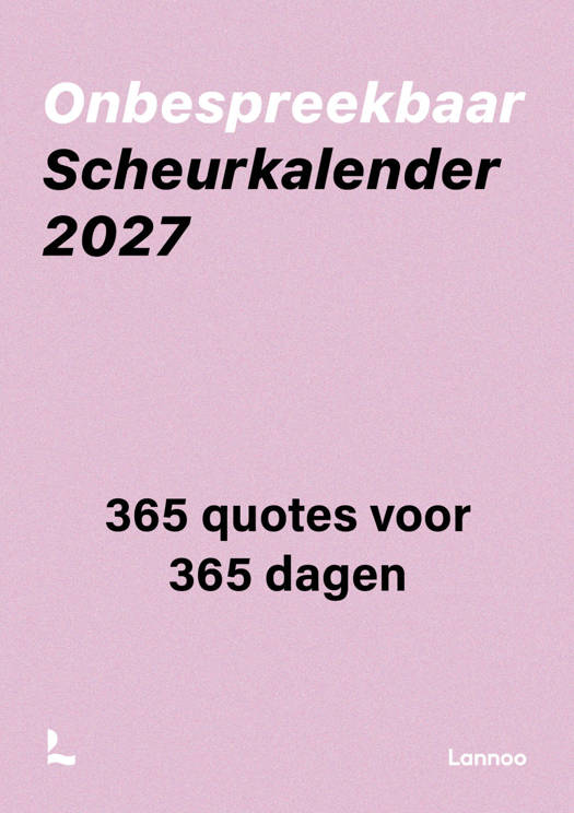 Scheurkalender 2027 - Onbespreekbaar