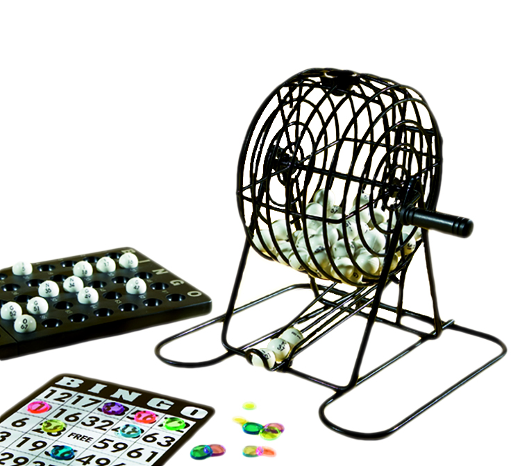 Longfield Games Stalen Bingomolen Set Klein 13,5 cm