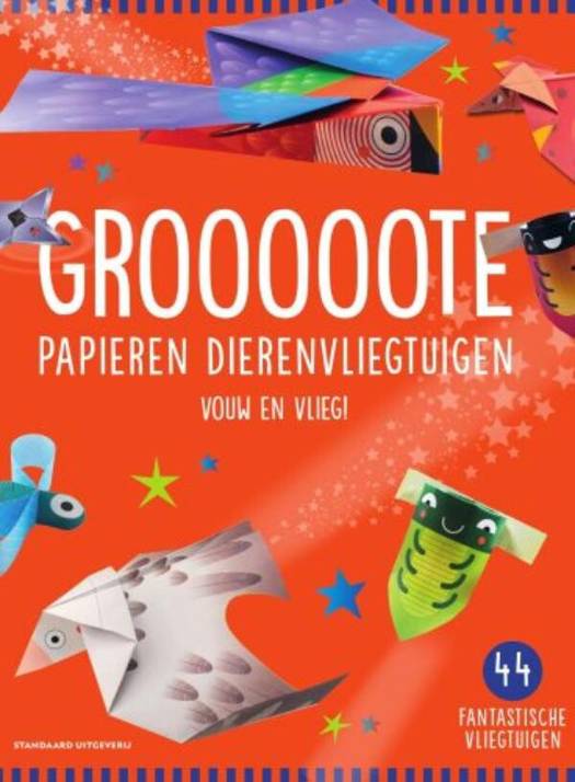 Grooooote Papieren Dierenvliegtuigen +4j