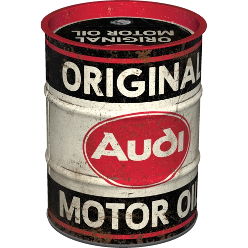 Nostalgic Art Spaarpot Olievat Audi - Original Motor Oil