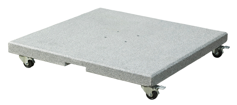 Platinum Salerno 90kg parasolvoet voor hangparasol - Grey burned graniet