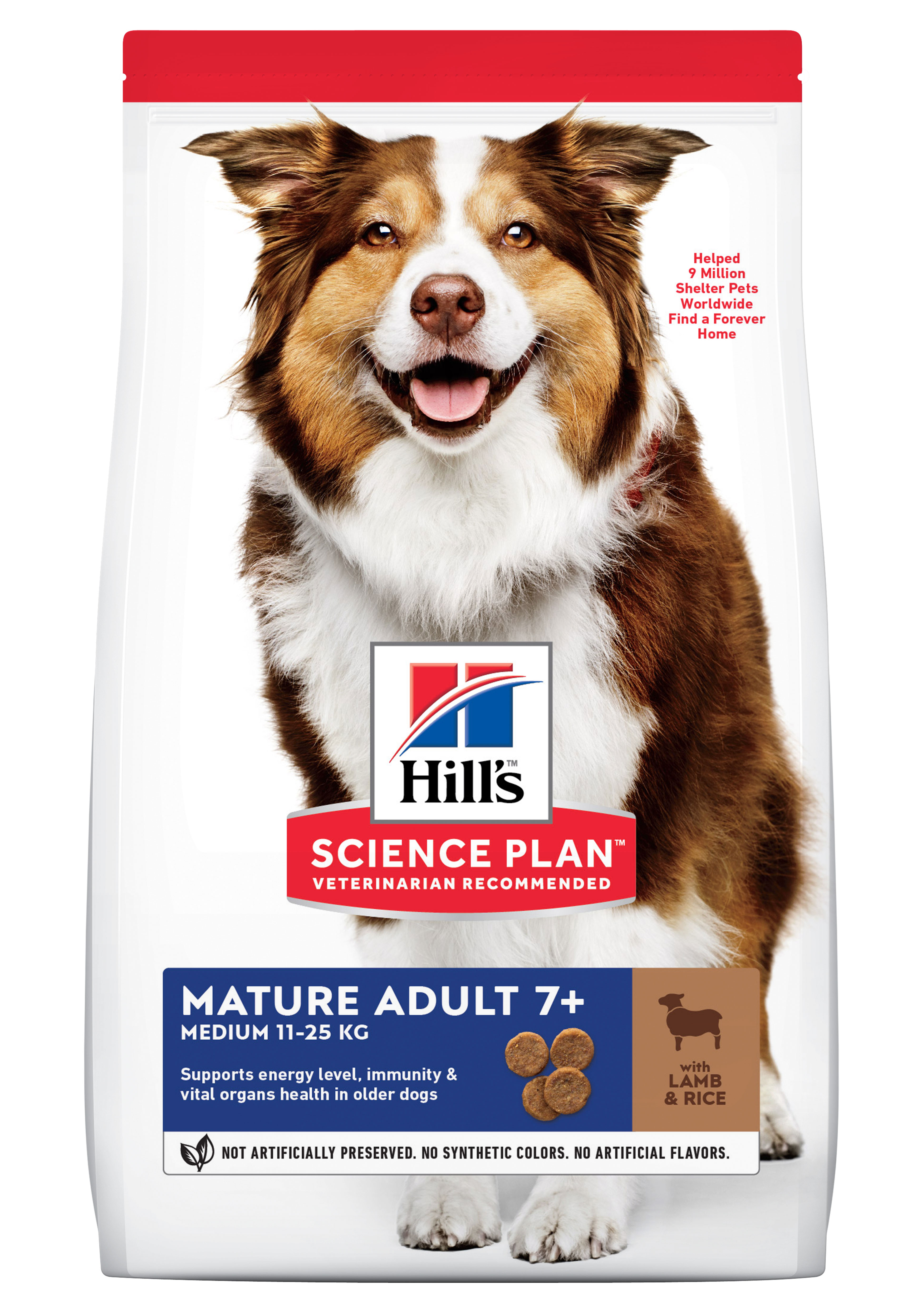 Hill's Mature Active Medium Lamb & Rice 2.5 kg