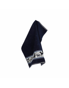Bunzlau Castle Keukenhanddoek Dog 53x60 cm - Donkerblauw