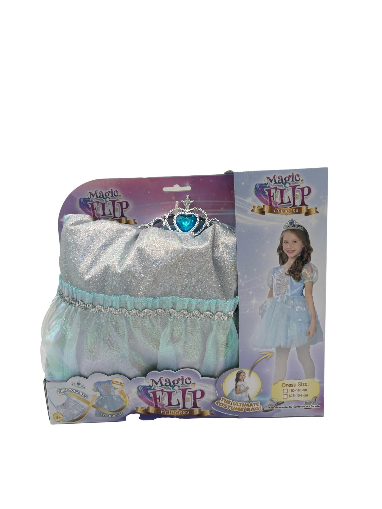 Magic Flip Blauwe Princes 128-134 cm