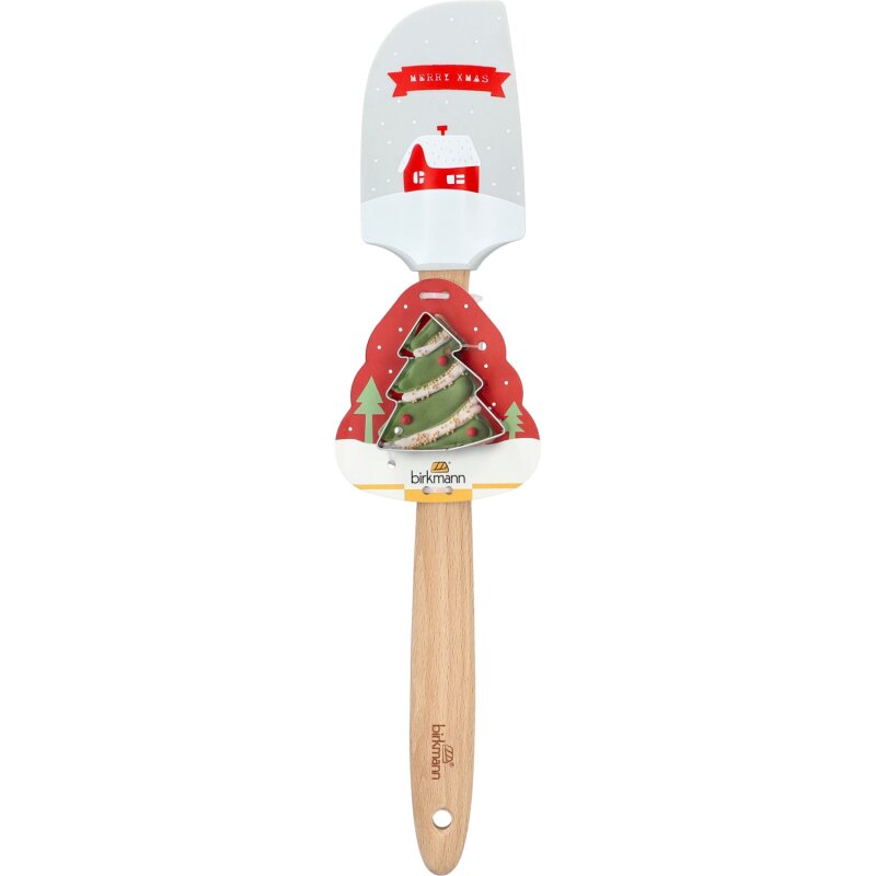 Birkmann Spatel Dear Santa met Uitsteekvorm - Huis/Kerstboom