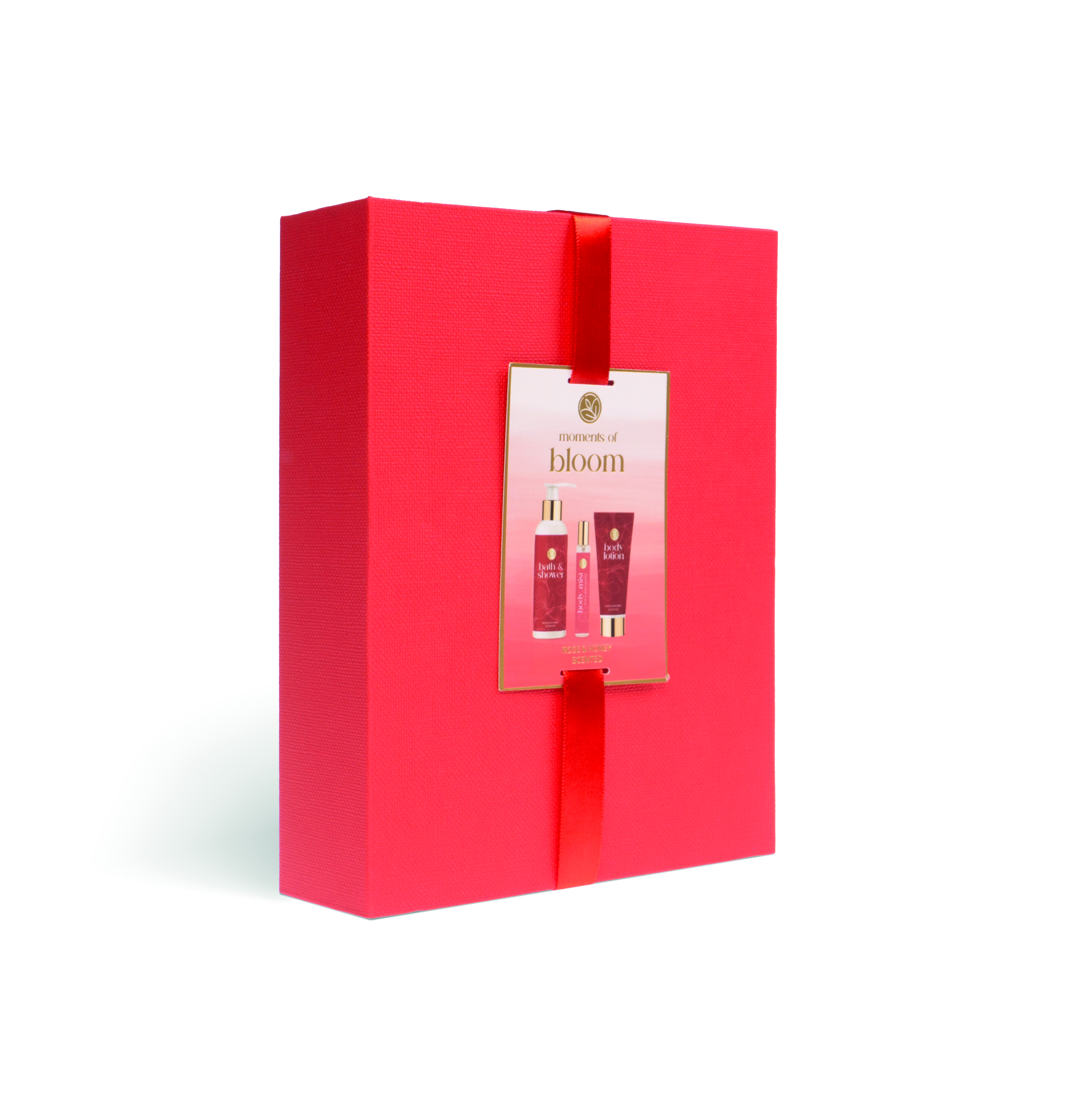 Treffina Badgeschenkset Moments of Bloom Bad-en Douchegel 180 ml & Bodylotion 100 ml & Body Mist 18 ml