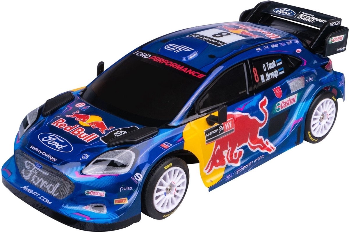 Nikko Ford Puma 1:16 Red Bull RC met extra wielen