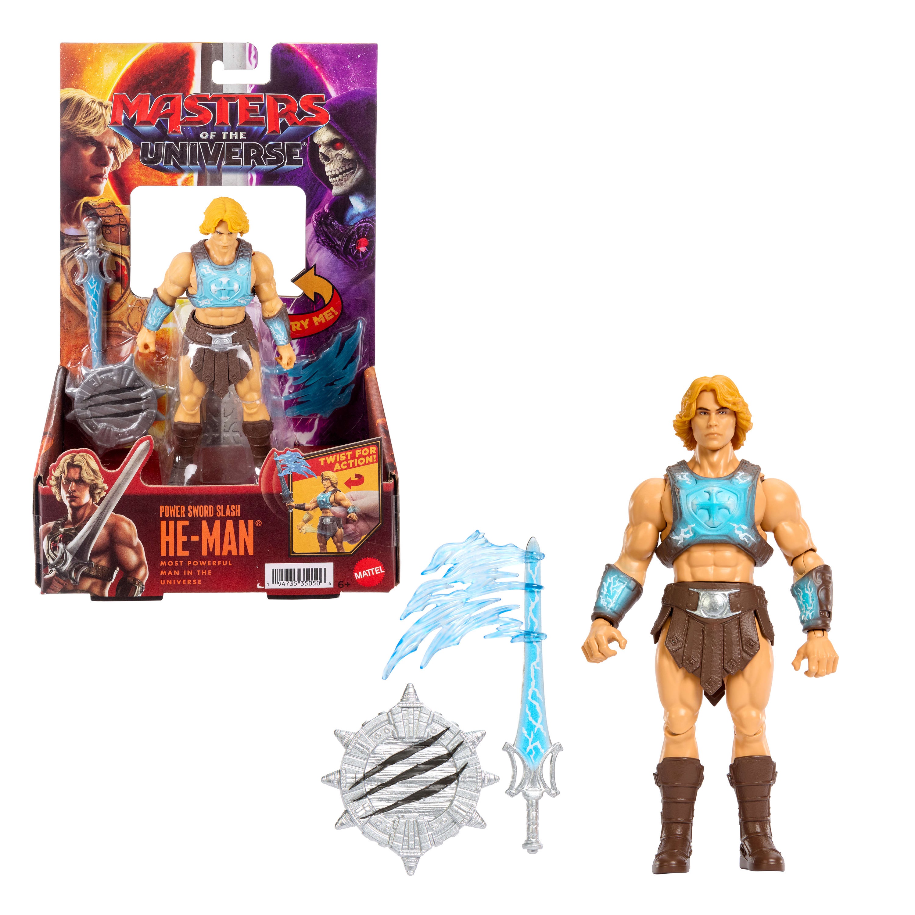 Masters of the Universe - He-Man actiefiguur met Powerzwaard, 14 cm,