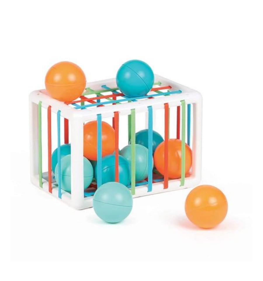 Ludi Kubus met ballen voor de Motorische Ontwikkeling van de Baby