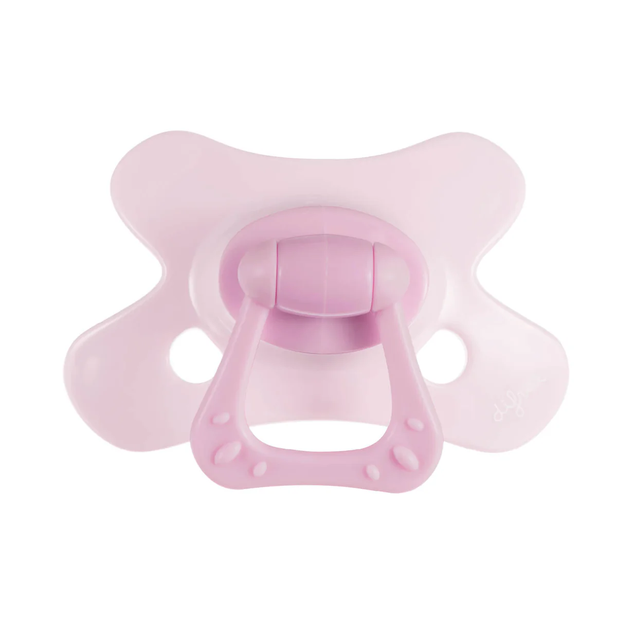 Difrax Fopspeen Dental Roze Quartz +12 maand