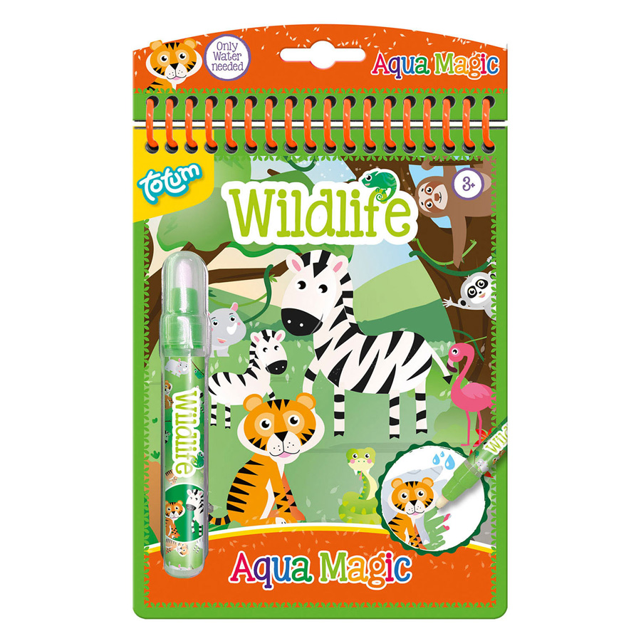 Aqua Magic Wildlife, Tekenen met water, Wilde dieren