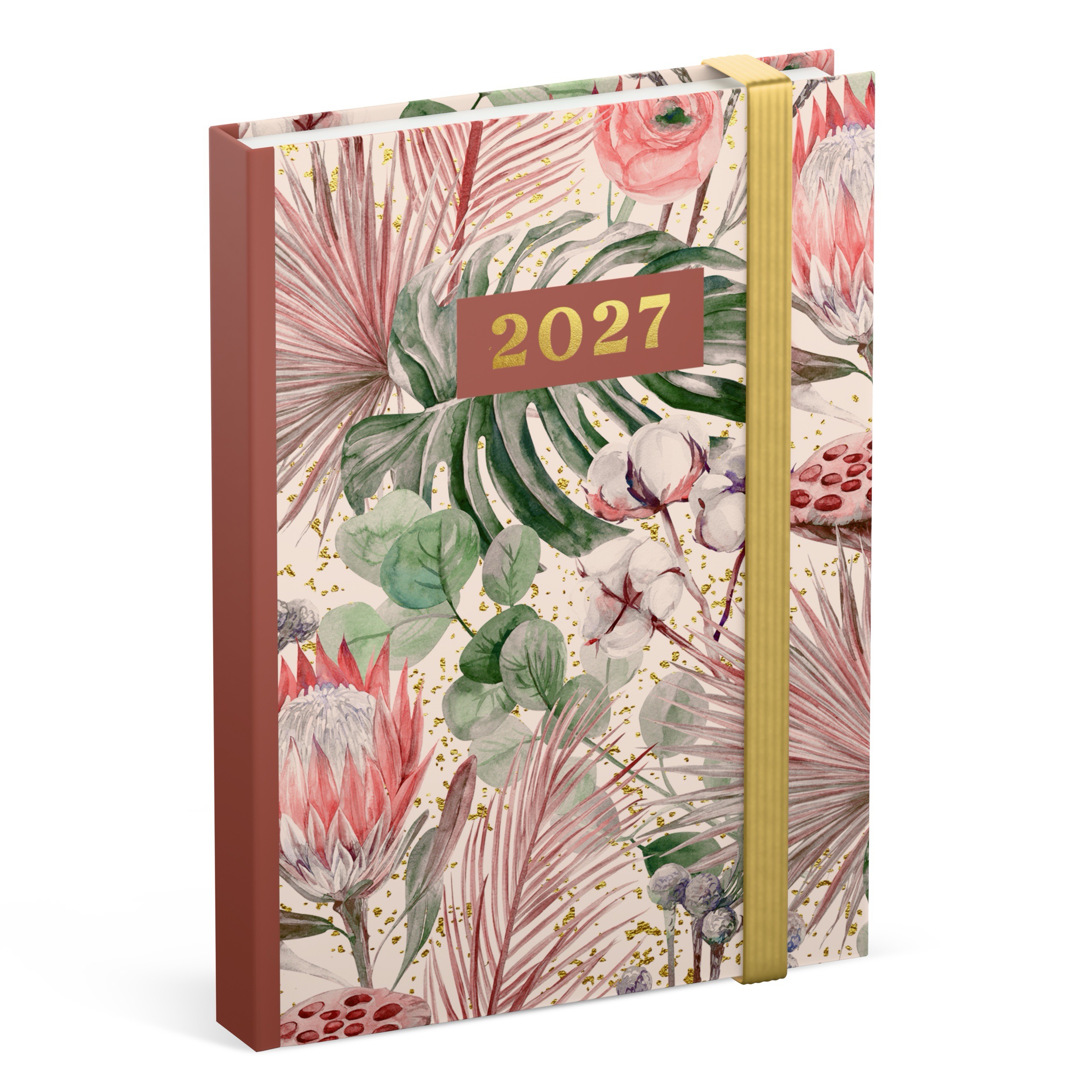 Agenda 2027 Botanic Pocket Rood 1week/2pag 9x13 cm