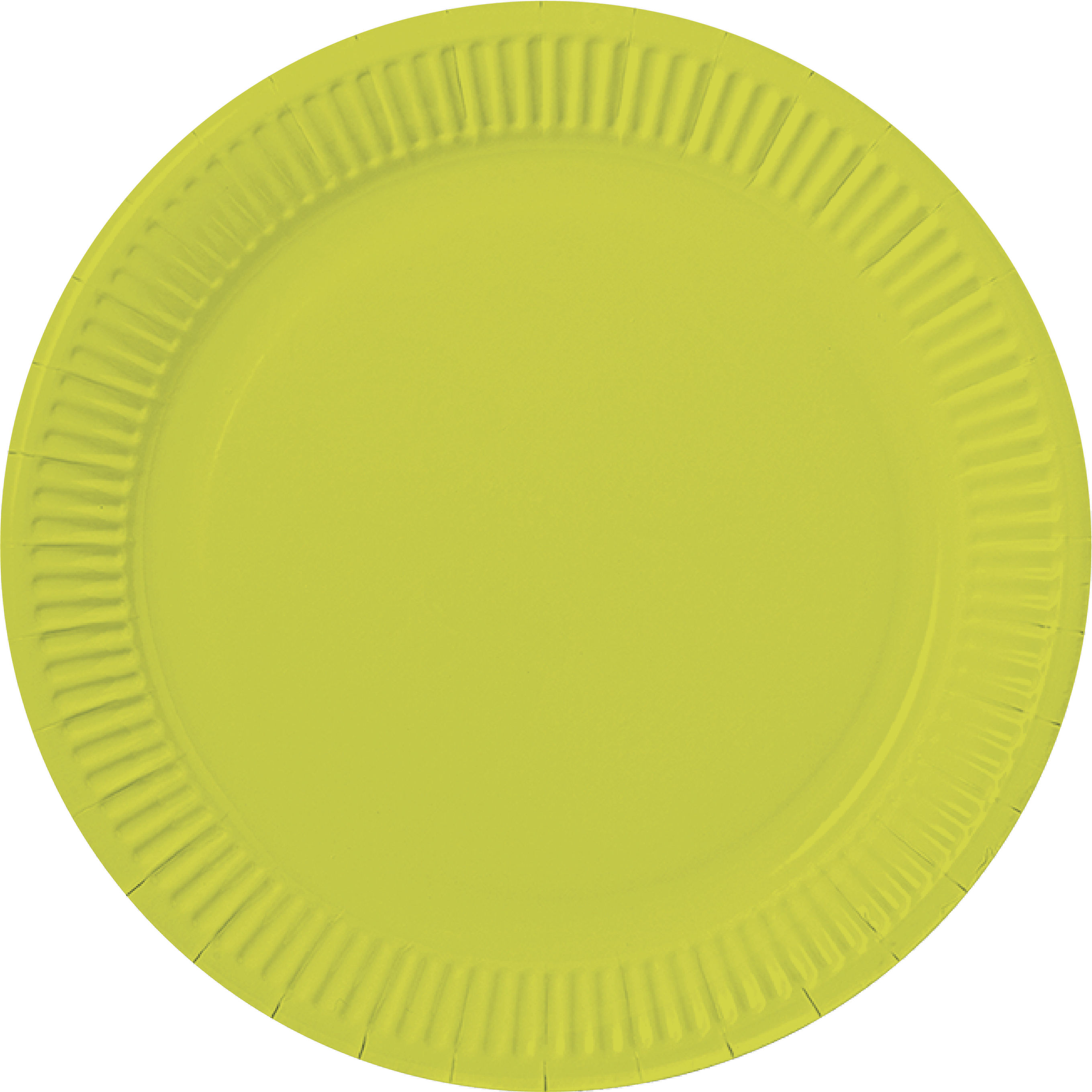 Perla Festa Bord Composteerbaar Karton Groen 23cm - 12 stuks