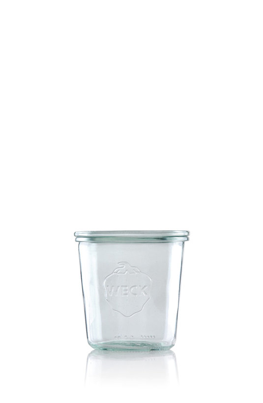 Weck Steriliseerbokaal 500ml set 4 stuks met Clips & Ringen