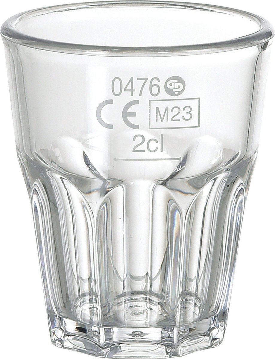 Duni Shotglas Any Day Herbruikbaar 3 cl Transparant 6 stuks