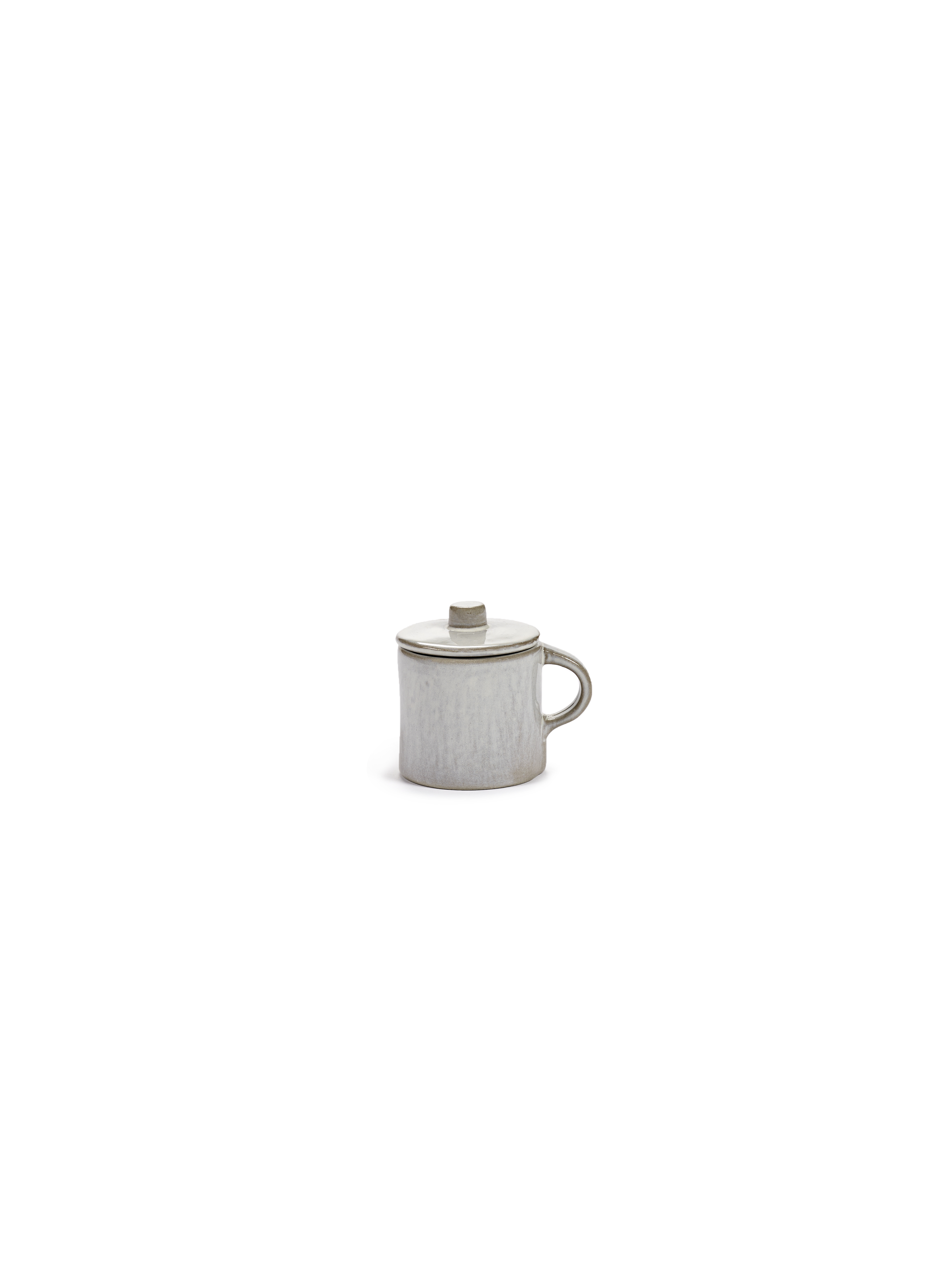 Serax Espressotas La Mere Offwhite 8x6x7.5 cm - met Deksel- by Marie Michielssen