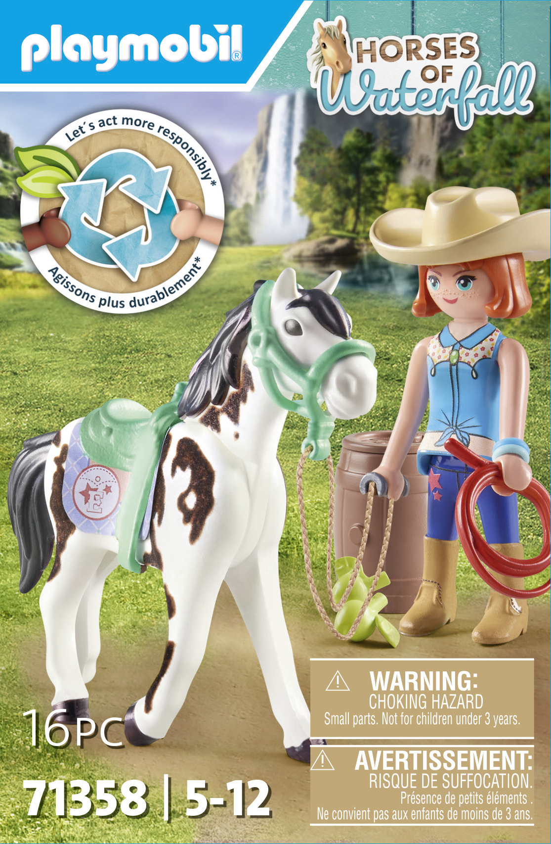 Playmobil 71358 World of Horses Ellie en Sawdust speelset