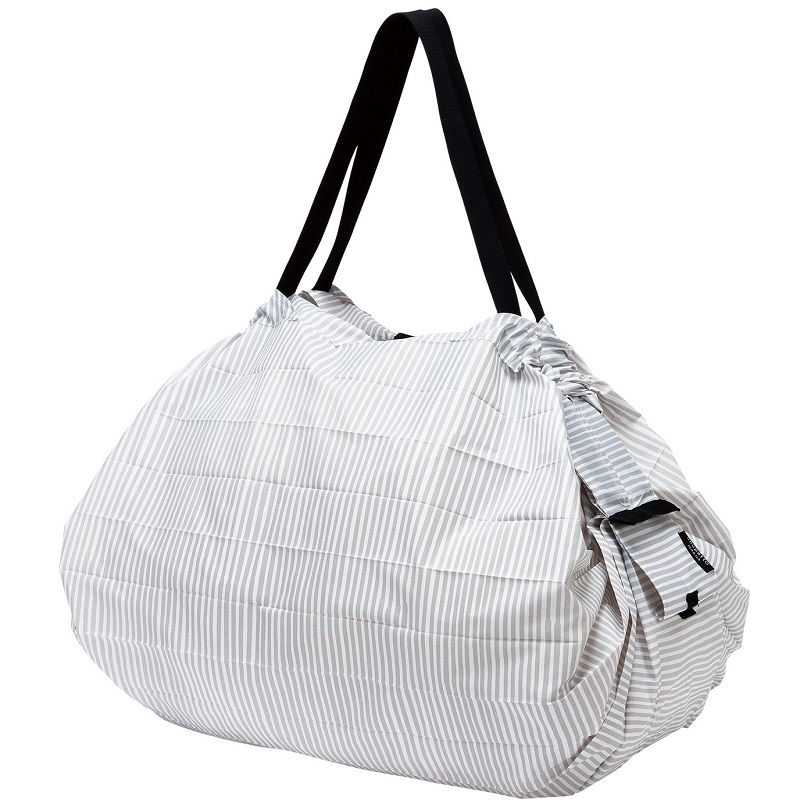 Shupatto One-Pull Shopper Basic L 40l Sen (Stripe) 40x50 cm - Opvouwbaar