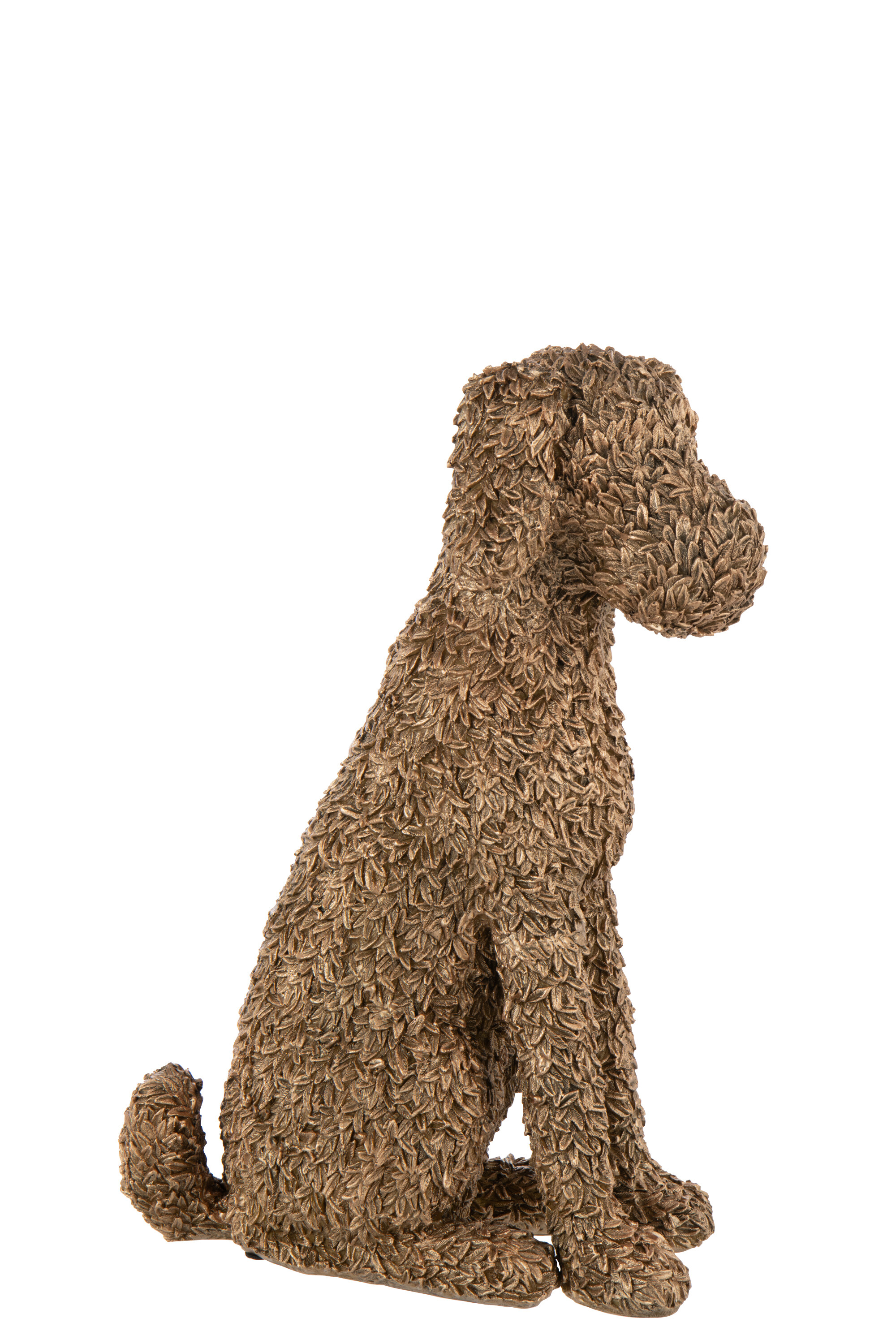 J-Line Hond Zittend 35.5x19x49 cm - Relief